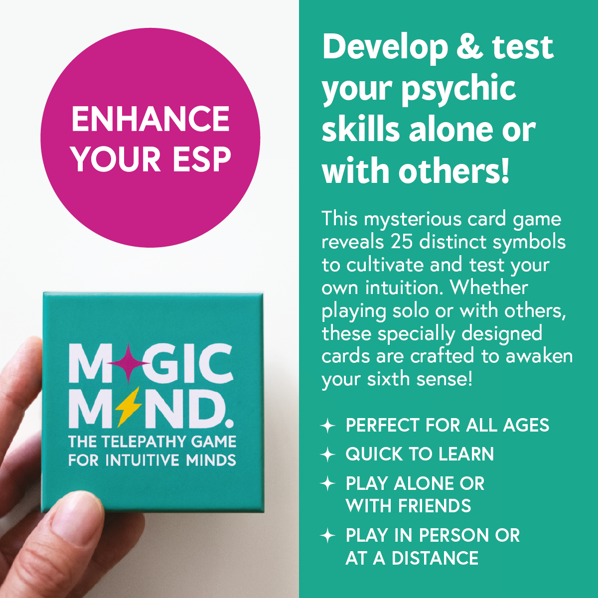 screen-free activity ESP card telepathy training psychic development