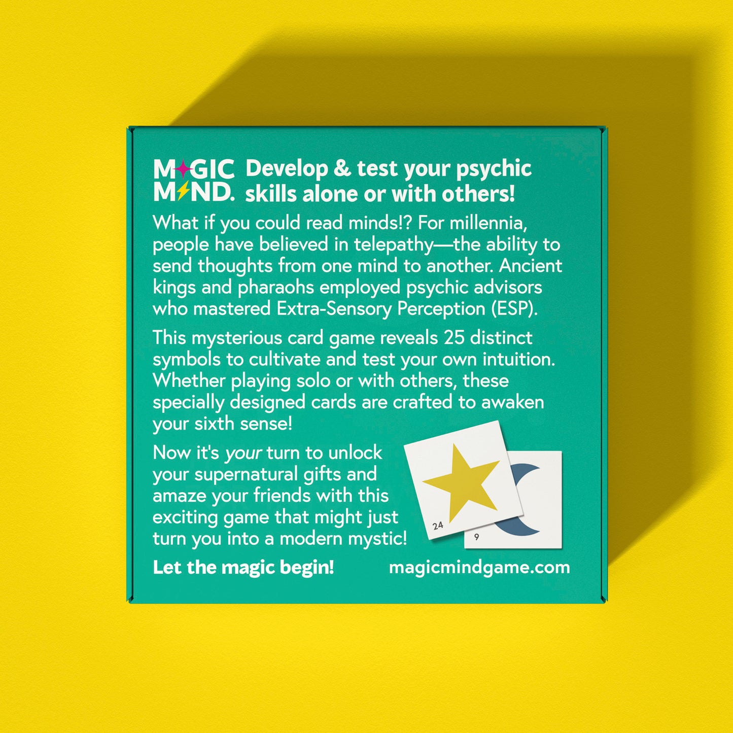 family telepathy game ESP training psychic development screen-free activity ADHD