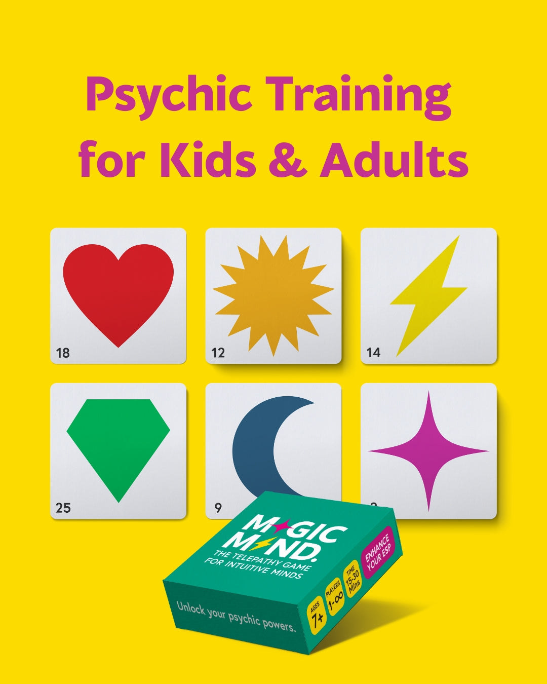 Magic Mind ESP Training Game | Telepathy Cards for Psychic Development
